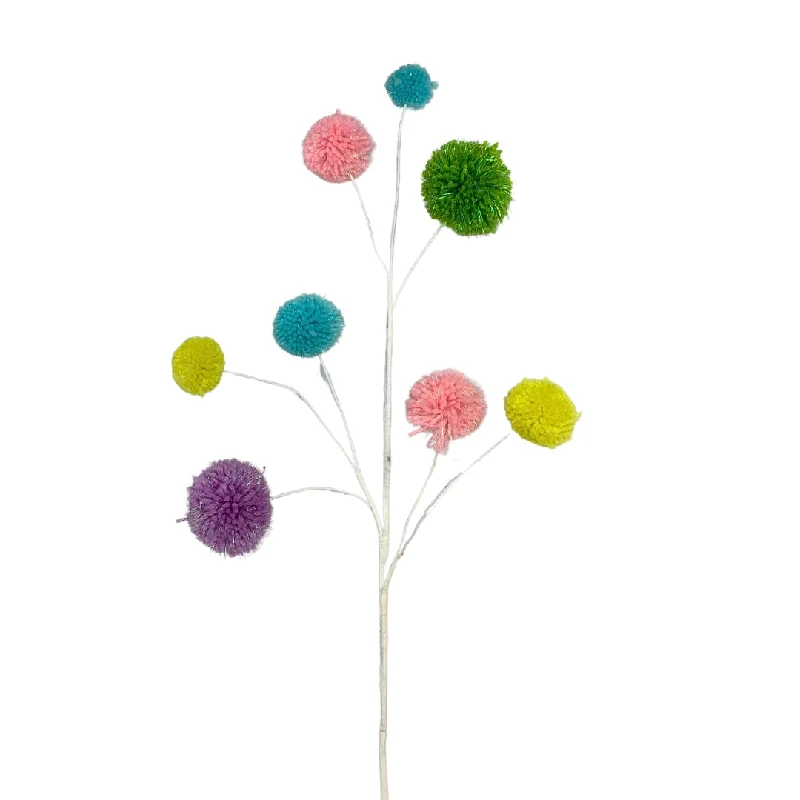 29" Pom Pom Ball Spray in Multi | TA