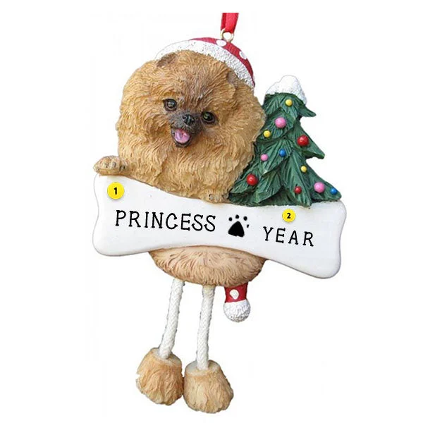 Personalized Pomeranian Dog Ornament