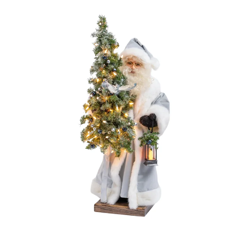 Postcard Santa Tabletop Christmas Decor