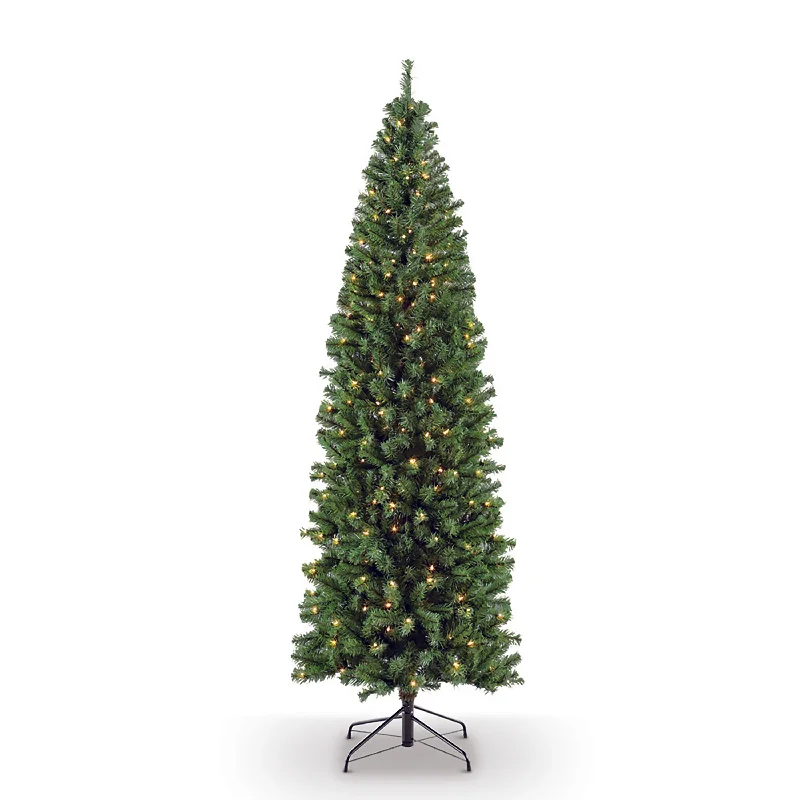 6.5' Pre-Lit Pencil Northern Fir with 250 Lights