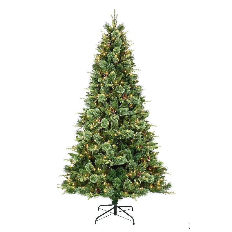 Pre-Lit 7.5' Montana Pine Artificial Christmas Tree with 700 Lights, Green