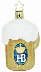 Prost! HB Beer Mug Ornament by Inge Glas of Germany