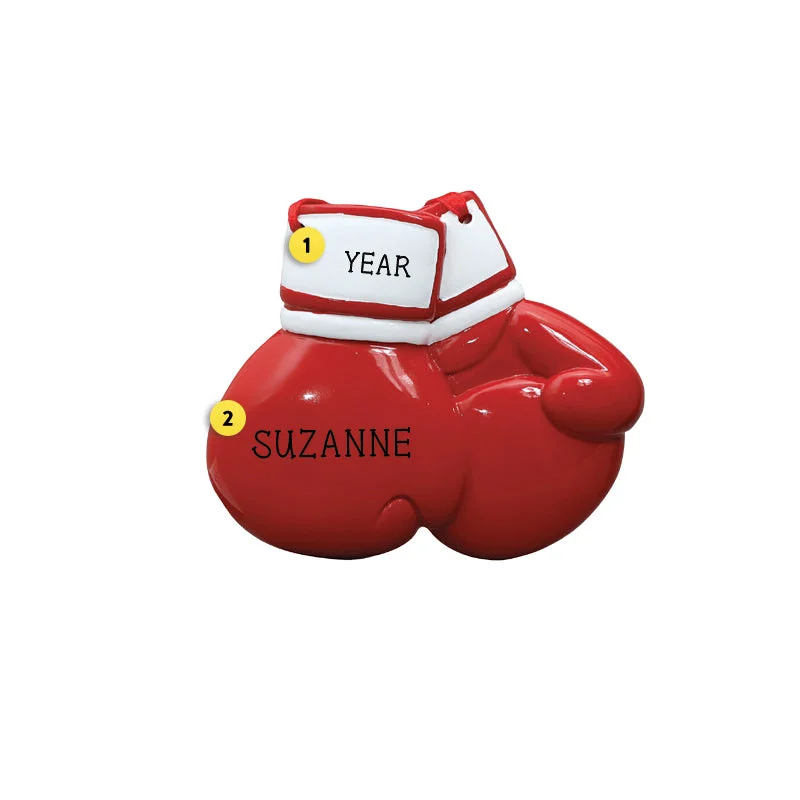 Personalized Boxing Gloves Ornament