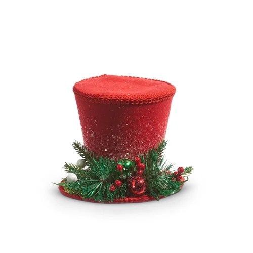 Red Top Hat Ornament