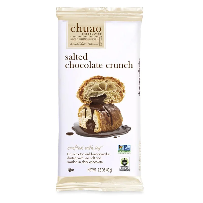 Salted Chocolate Crunch Bar by Chuao Chocolatier