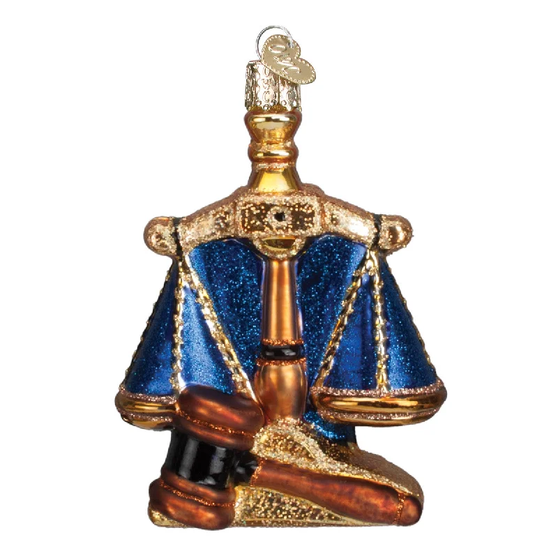 Scales of Justice Ornament - Old World Christmas