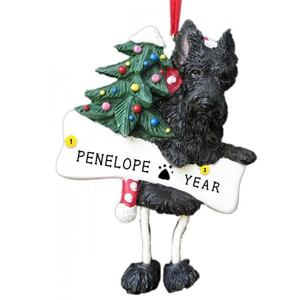 Personalized Scottie Dog Ornament