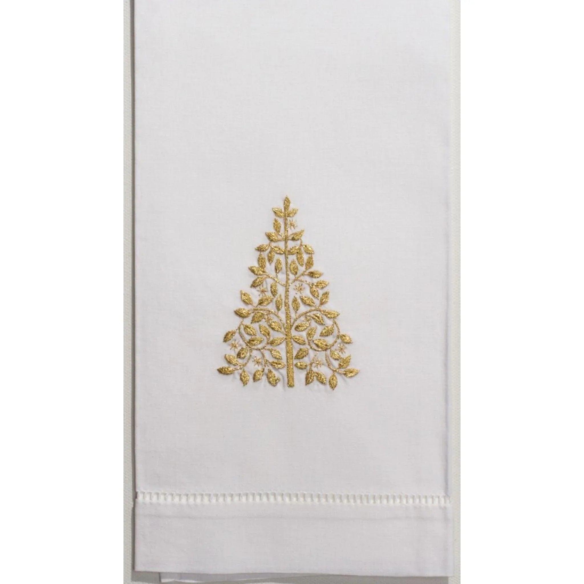 Mod Tree Gold Holiday Hand Towels