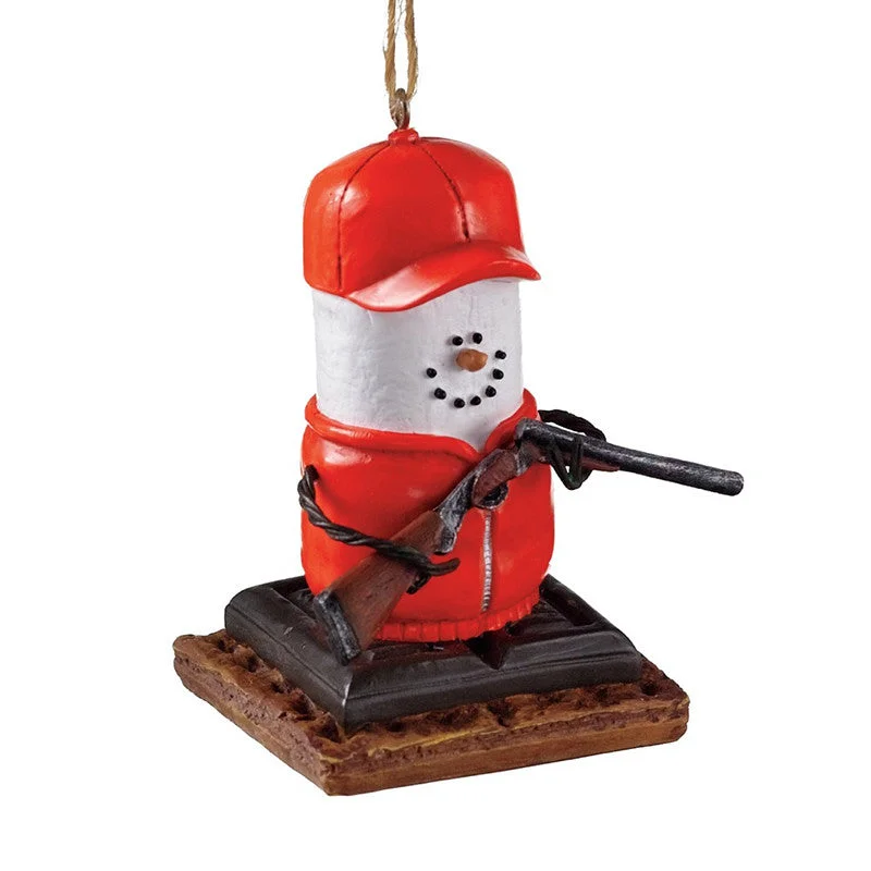 S'mores Blaze Orange Hunter Ornament