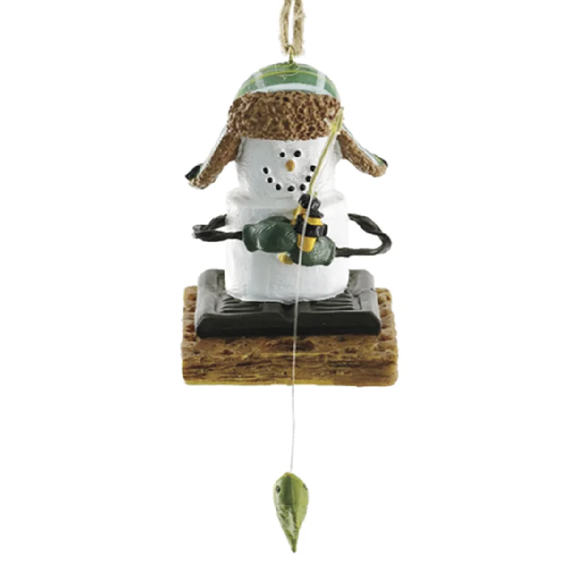 S'mores Ice Fisherman Ornament