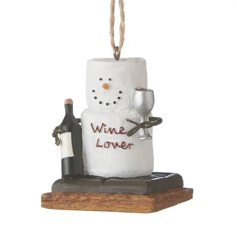 S'mores Wine Lover Ornament