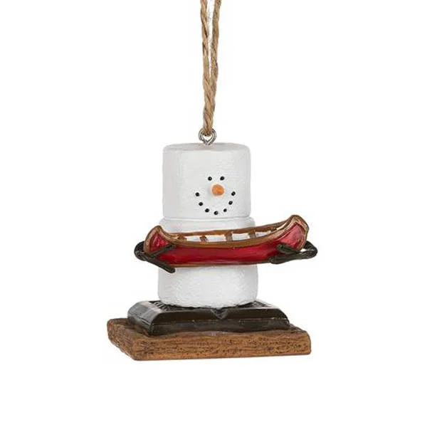 S'mores Canoe Ornament