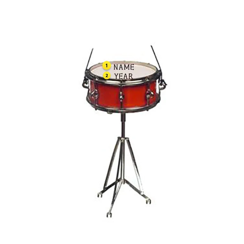 Personalized Snare Drum Ornament