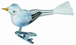 Snow Dove Ornament by Inge Glas of Germany