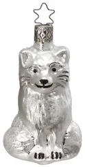 Snow Fox Ornament by Inge Glas of Germany