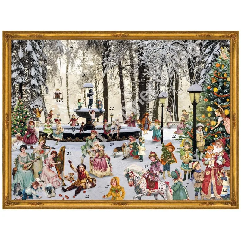 Snowy Fountain Advent Calendar by Richard Sellmer Verlag