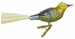 Spring's Pride Bird Ornament by Inge Glas of Germany