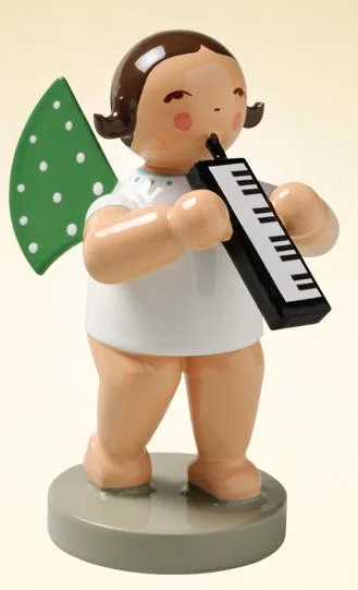 Standing Angel with Melodica made by Wendt und Kuhn