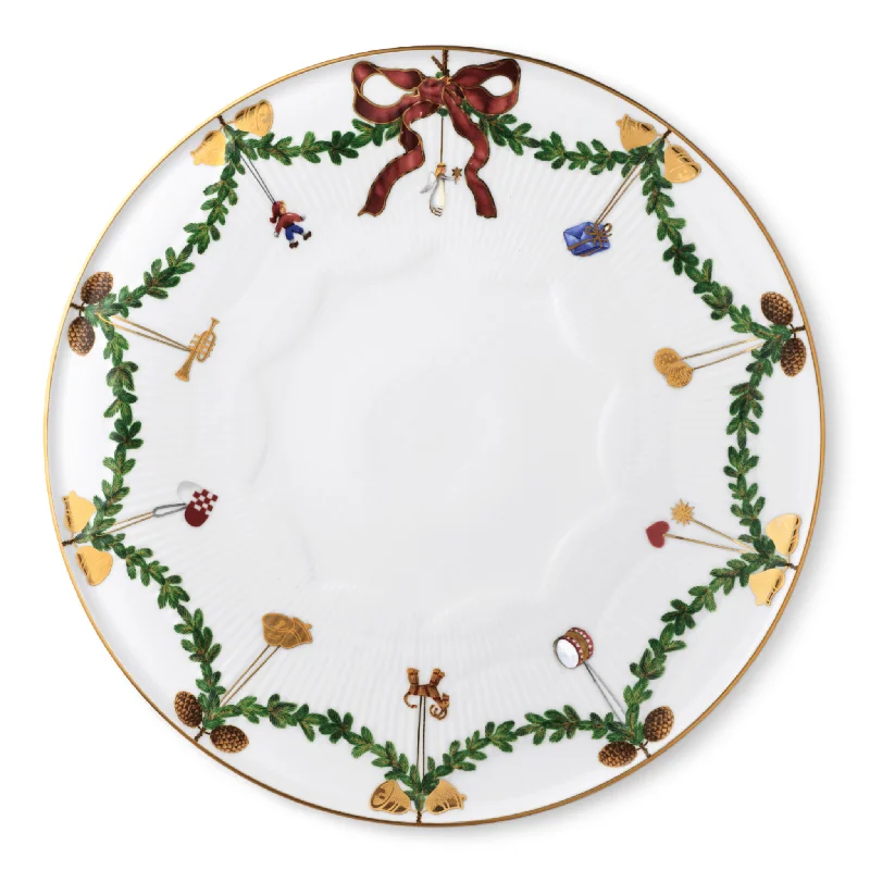 Star Fluted Christmas Dish 32CM