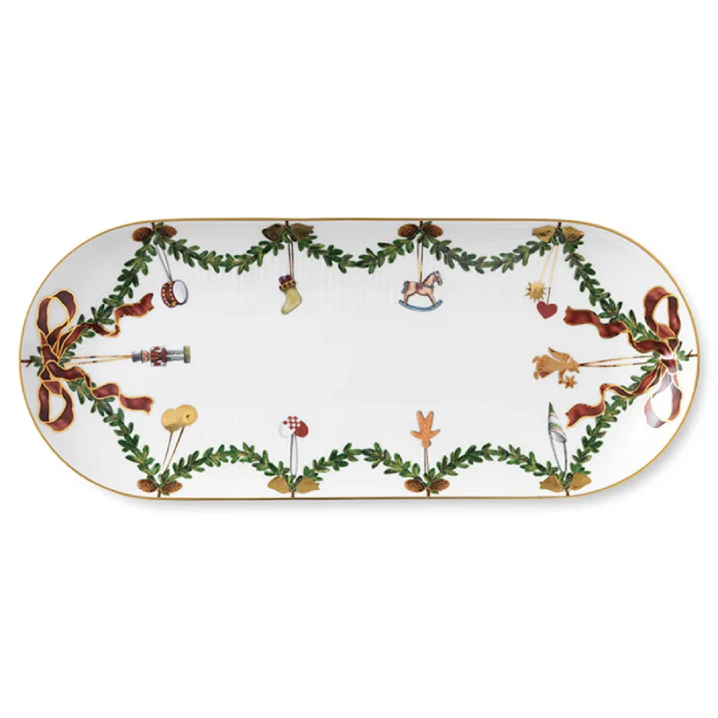 Star Fluted Christmas Dish 39CM