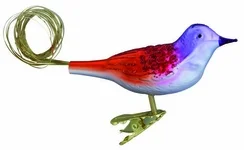 Sunrise Song Bird Ornament by Inge Glas of Germany