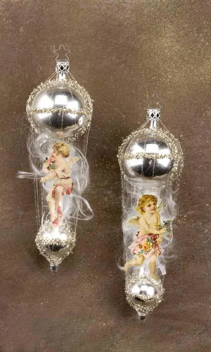 Sweetheart Fantasy Two Sided Ornament by Inge Glas of Germany