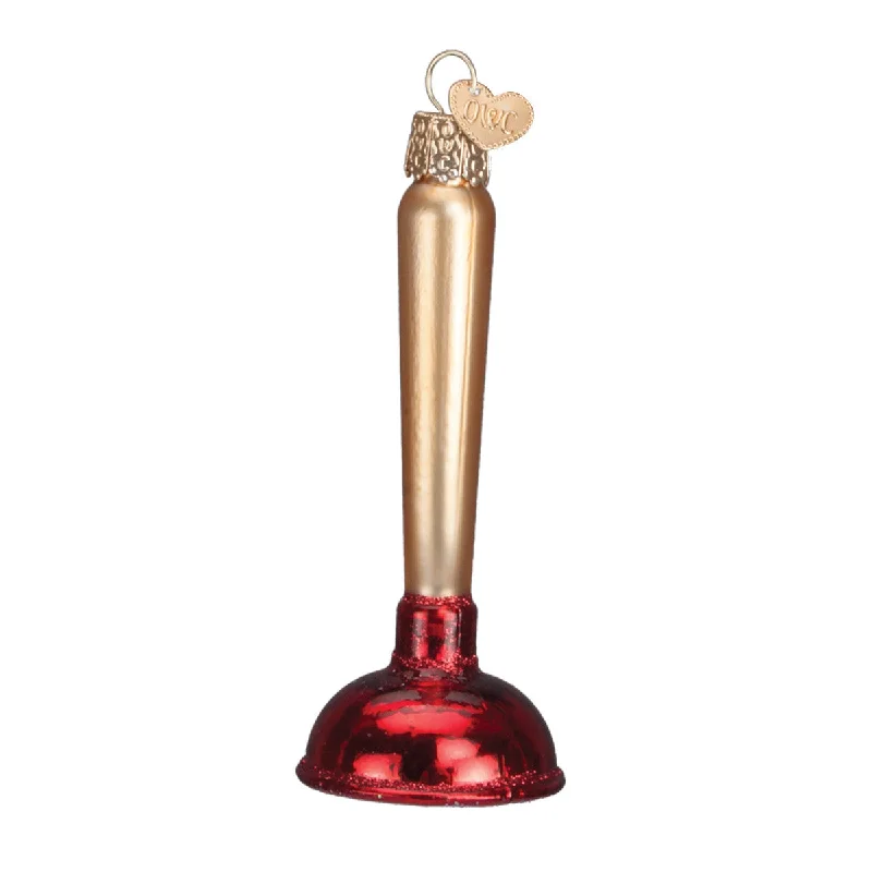 Toilet Plunger Ornament - Old World Christmas