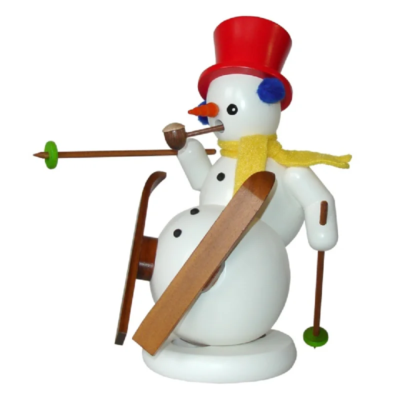 Topling Snowman, Incense Smoker by Eva Beyer