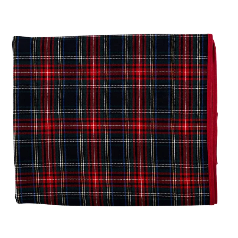 Traditional Red Tartan Plaid Tablecloth