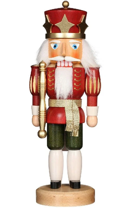 Ulbricht-Seiffener Red King Traditional German Nutcracker Christmas Decoration