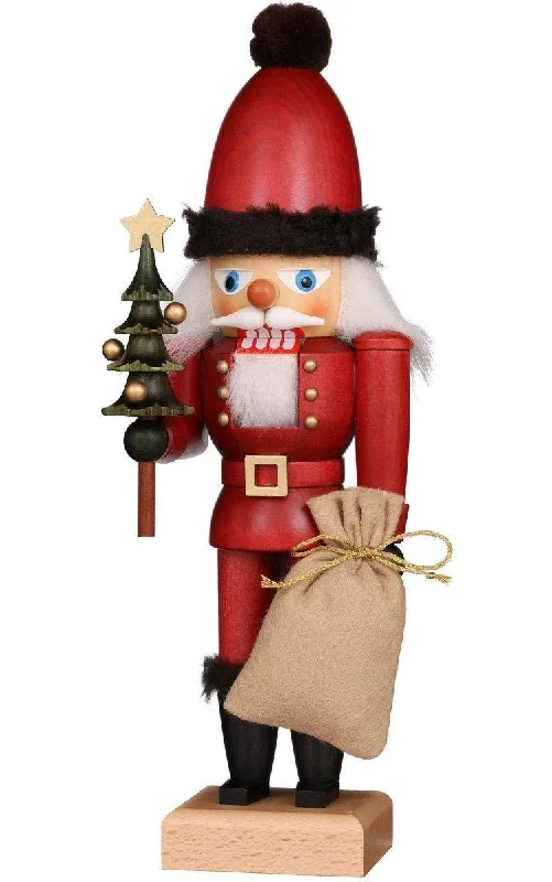 Ulbricht-Seiffener Santa With Tree and Sack Nutcracker Christmas Decoration