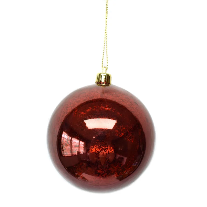 VP Mercury Ball Ornament 4" in Burgundy | XJC22