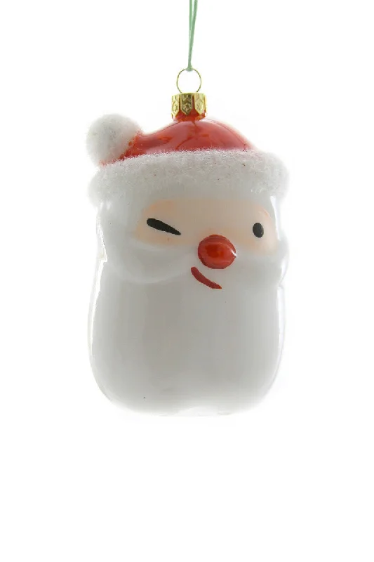 Wink and Nod Santa Ornament