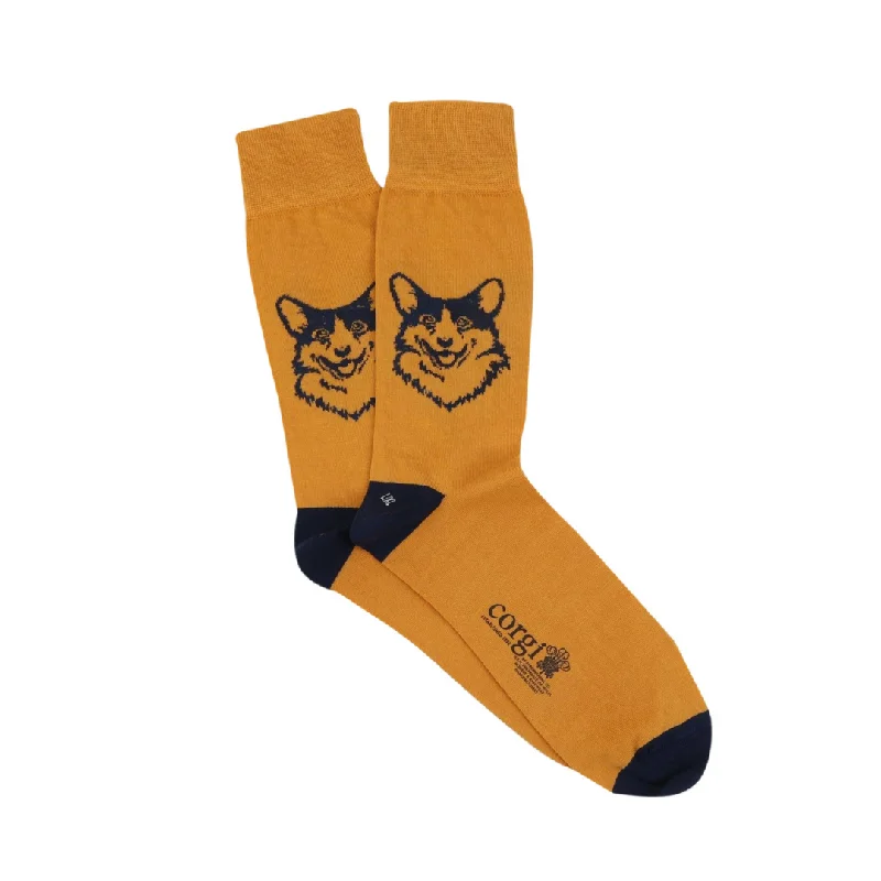 Women's Royal Collection Corgi Dog Cotton Socks