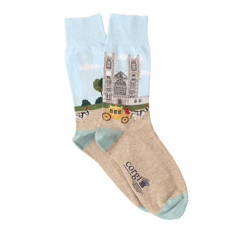 Women's Royal Westminster Abbey Scene Cotton Socks